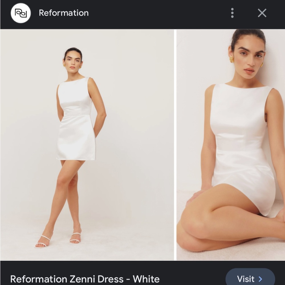 White Reformation Zenni Dress